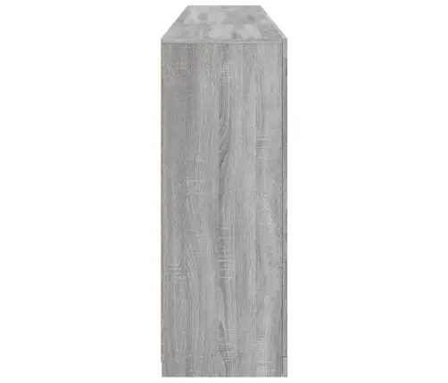 Puhvetkapp Led-Tuledega, Hall Sonoma Tamm, 202 X 37 X 100 Cm