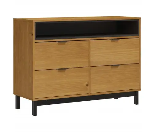 Sahtlitega Kapp "Flam", 110X40X80 cm Männipuit