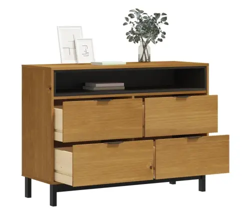 Sahtlitega Kapp "Flam", 110X40X80 cm Männipuit