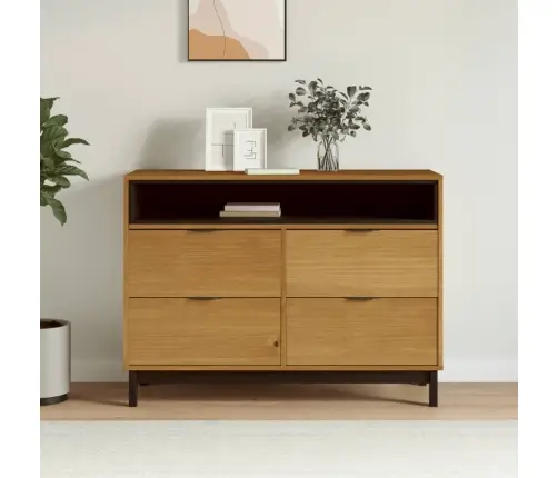 Sahtlitega Kapp "Flam", 110X40X80 cm Männipuit