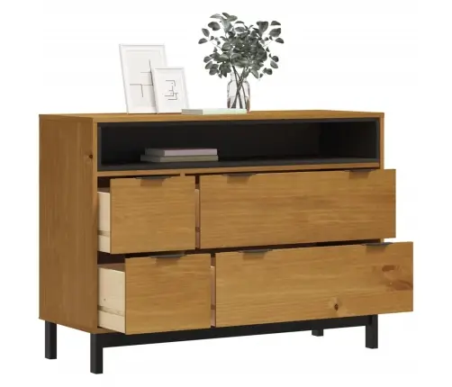 Sahtlitega Kapp "Flam", 110X40X80 cm Männipuit