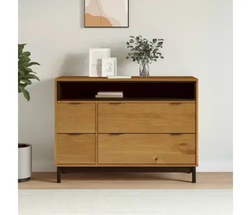 Sahtlitega Kapp "Flam", 110X40X80 cm Männipuit