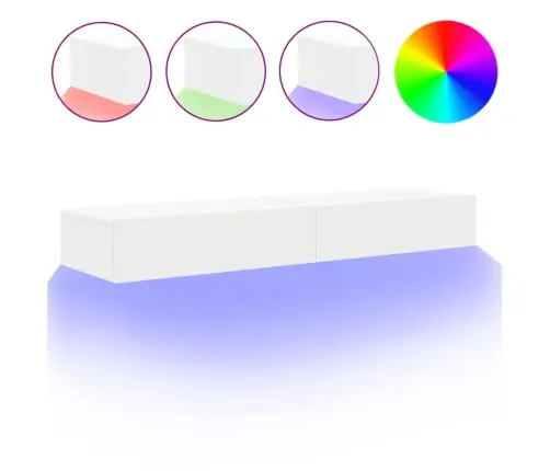 Tv Skapīši Ar Led Apgaismojumu, 2 Gab., Balti, 60X35X15,5 Cm Vidaxl Tv Skapīši Ar Led Apgaismojumu, 2 Gab., Balti, 60X35X15,5 Cm Vidaxl