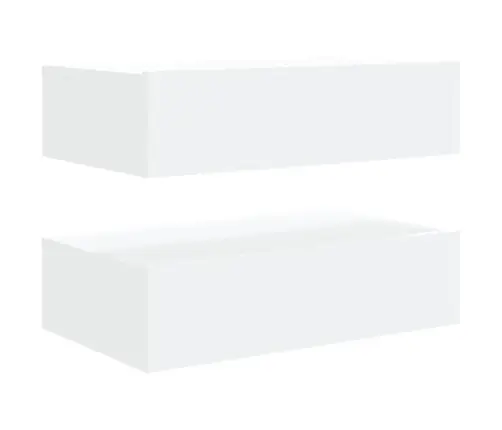 Tv Skapīši Ar Led Apgaismojumu, 2 Gab., Balti, 60X35X15,5 Cm Vidaxl Tv Skapīši Ar Led Apgaismojumu, 2 Gab., Balti, 60X35X15,5 Cm Vidaxl