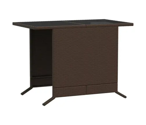 3-Osaline Aia Bistrookomplekt Patjadega, Pruun, Polürotang