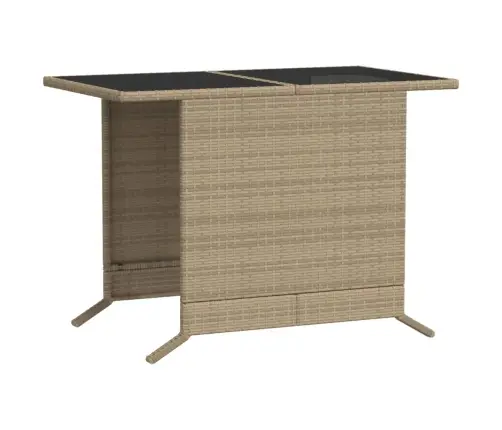 Bistro Komplektas Su Pagalvėlėmis, 3 Dalių, Smėlio, Poliratanas