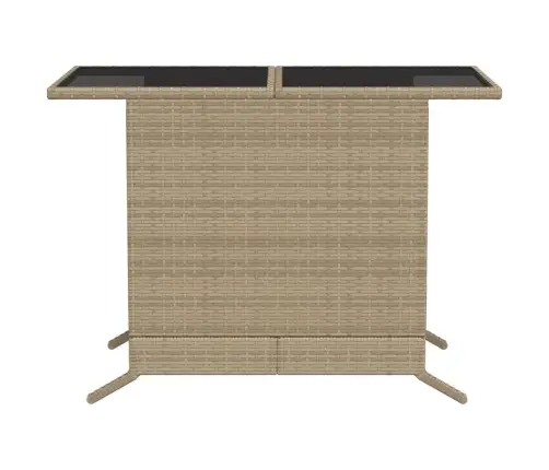 Bistro Komplektas Su Pagalvėlėmis, 3 Dalių, Smėlio, Poliratanas