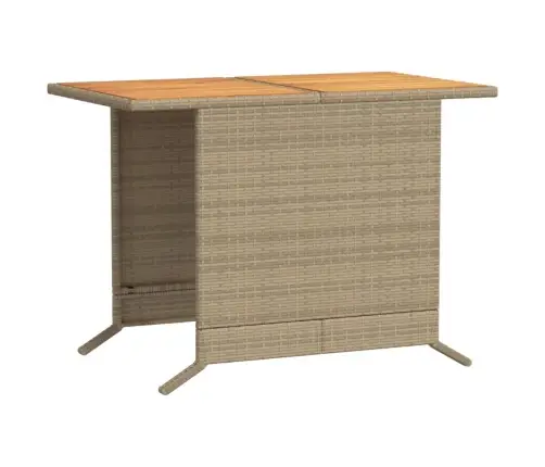 Bistro Komplektas Su Pagalvėlėmis, 3 Dalių, Smėlio, Poliratanas