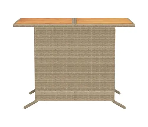 Bistro Komplektas Su Pagalvėlėmis, 3 Dalių, Smėlio, Poliratanas