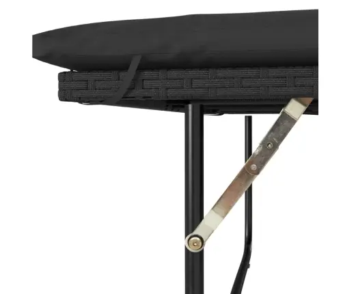 Divvietīgs Dārza Dīvāns Ar Matračiem, Melna Pe Rotangpalma Vidaxl