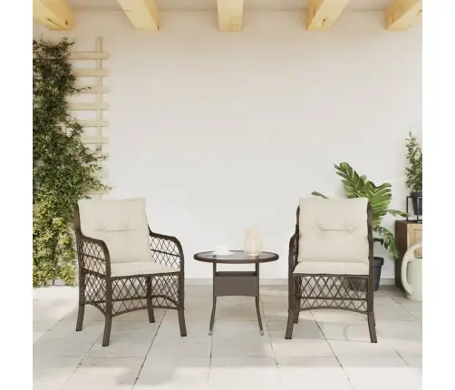 Dārza Krēsli, 2 Gab., Ar Matračiem, Pe Rotangpalma, Brūni Vidaxl Dārza Krēsli, 2 Gab., Ar Matračiem, Pe Rotangpalma, Brūni Vidaxl