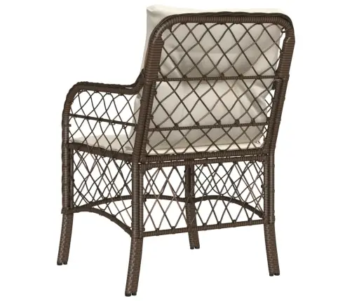 Dārza Krēsli, 2 Gab., Ar Matračiem, Pe Rotangpalma, Brūni Vidaxl Dārza Krēsli, 2 Gab., Ar Matračiem, Pe Rotangpalma, Brūni Vidaxl