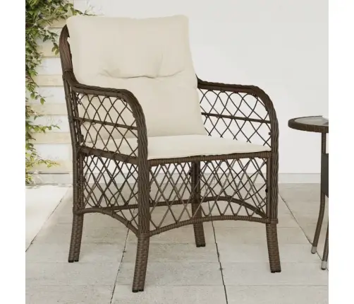 Dārza Krēsli, 2 Gab., Ar Matračiem, Pe Rotangpalma, Brūni Vidaxl Dārza Krēsli, 2 Gab., Ar Matračiem, Pe Rotangpalma, Brūni Vidaxl