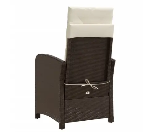 3-Osaline Aia Bistrookomplekt Patjadega, Pruun, Polürotang