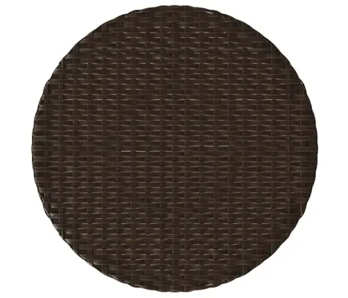 3-Osaline Aia Bistrookomplekt Patjadega, Pruun, Polürotang