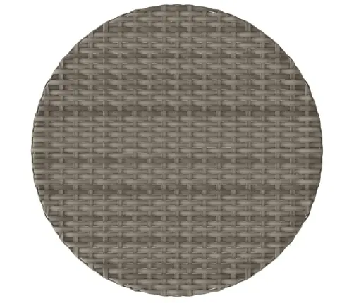 Bistro Komplektas Su Pagalvėlėmis, 3 Dalių, Pilkas, Poliratanas