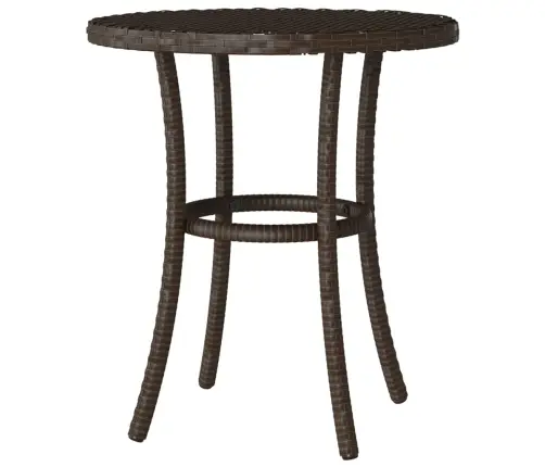 Bistro Komplektas Su Pagalvėlėmis, 3 Dalių, Rudas, Poliratanas