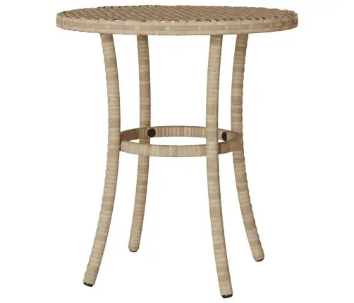 Bistro Komplektas Su Pagalvėlėmis, 3 Dalių, Smėlio, Poliratanas