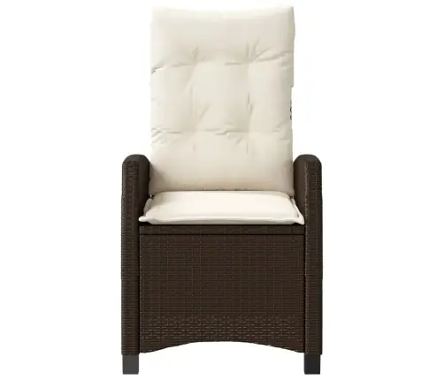 Dārza Krēsli, 2 Gab., Ar Matračiem, Pe Rotangpalma, Brūni Vidaxl