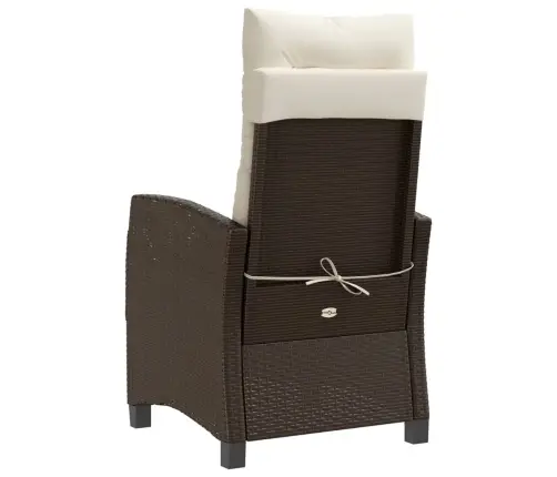 3-Osaline Aia Bistrookomplekt Patjadega, Pruun, Polürotang