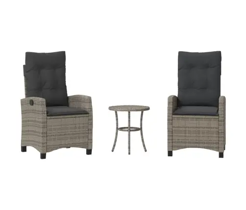 3-Osaline Bistrookomplekt Istmepatjadega, Hall, Polürotang