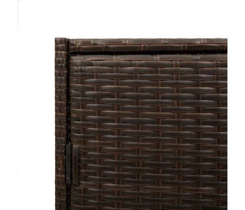 Dārza Skapis, Brūns, 83X45X76 Cm, Pe Rotangpalma Vidaxl