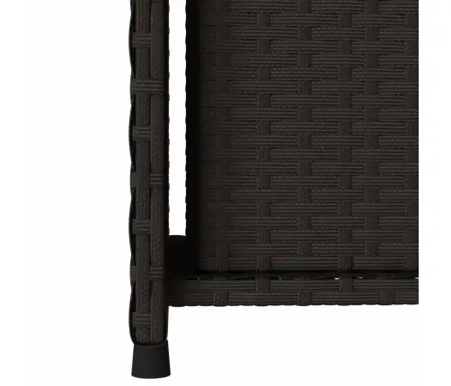 Dārza Skapis, Melns, 50X55X115 Cm, Pe Rotangpalma Vidaxl