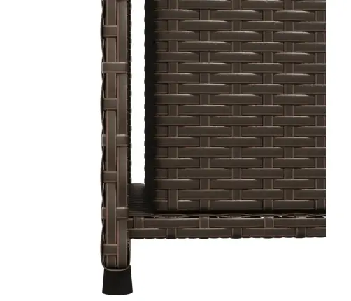 Dārza Skapis, Brūns, 50X55X115 Cm, Pe Rotangpalma Vidaxl
