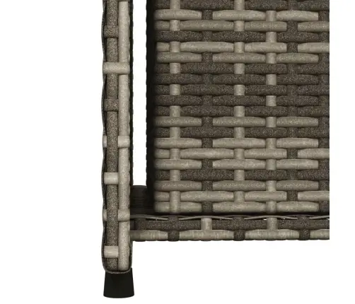 Dārza Skapis, Pelēks, 50X55X115 Cm, Pe Rotangpalma Vidaxl