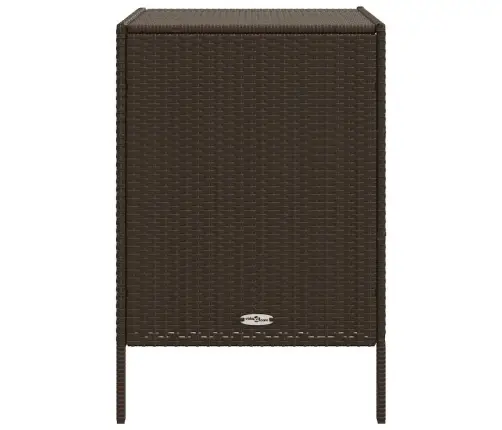 Sodo Spintelė Daiktams, Ruda, 55X59X80cm Poliratanas