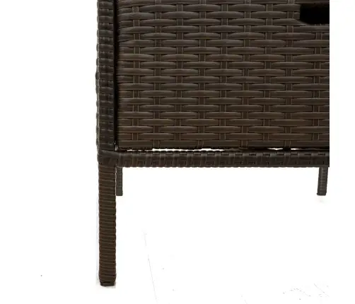 Sodo Spintelė Daiktams, Ruda, 55X59X80cm Poliratanas