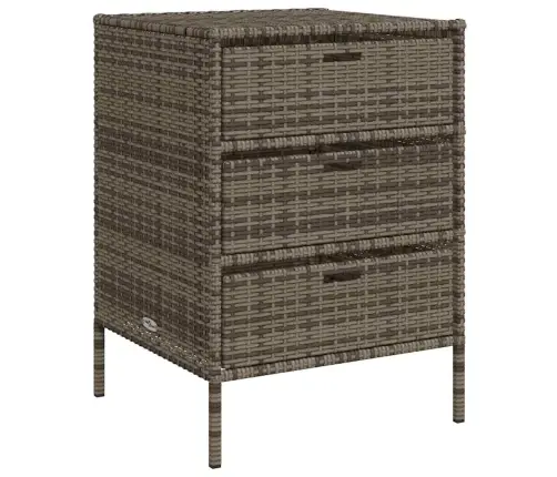 Sodo Spintelė Daiktams, Pilka, 55X59X80cm Poliratanas