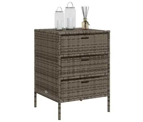 Sodo Spintelė Daiktams, Pilka, 55X59X80cm Poliratanas