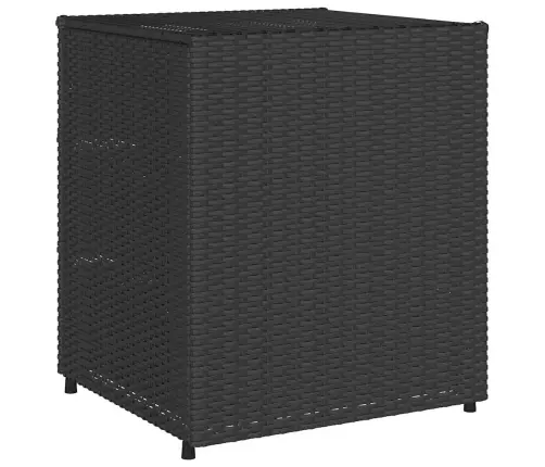 Dārza Skapis, Melns, 55X59X69 Cm, Pe Rotangpalma Vidaxl