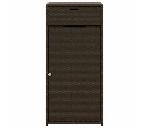 Sodo Spintelė Daiktams, Ruda, 55X55X111cm Poliratanas