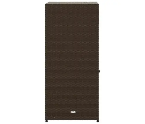 Sodo Spintelė Daiktams, Ruda, 55X55X111cm Poliratanas