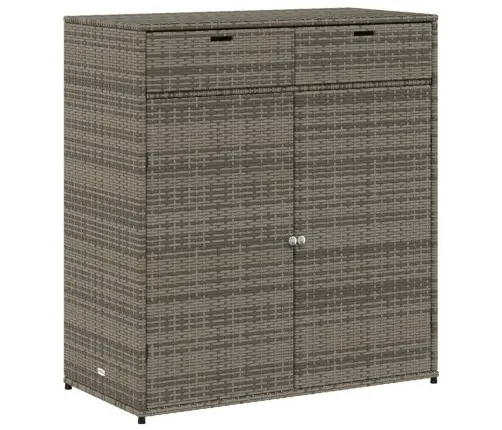 Sodo Spintelė Daiktams, Pilka, 105X55X113cm Poliratanas