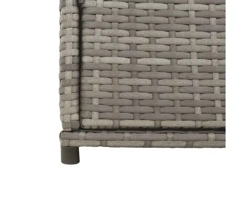Sodo Spintelė Daiktams, Pilka, 105X55X113cm Poliratanas