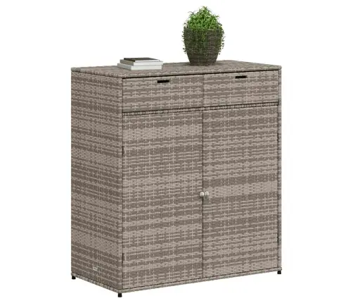 Sodo Spintelė Daiktams, Pilka, 105X55X113cm Poliratanas