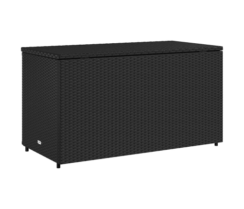 Dārza Skapis, Melns, 110X55X60,5 Cm, Pe Rotangpalma Vidaxl