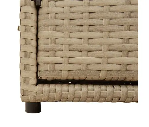 Sodo Spintelė Daiktams, Smėlio, 110X55X60,5cm Poliratanas