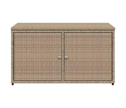 Sodo Spintelė Daiktams, Smėlio, 110X55X60,5cm Poliratanas