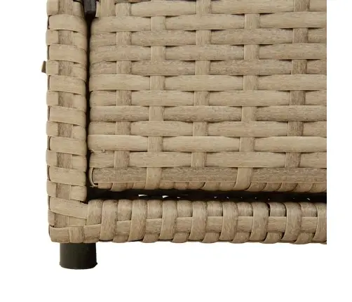 Sodo Spintelė Daiktams, Smėlio, 110X55X60,5cm Poliratanas