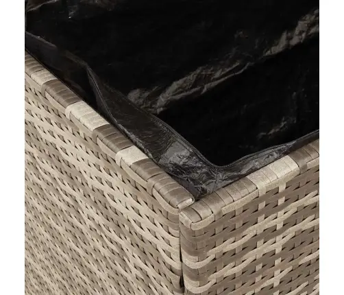 Dārza Uzglabāšanas Kaste, Pelēka, 220X50X54 Cm, Pe Rotangpalma Vidaxl