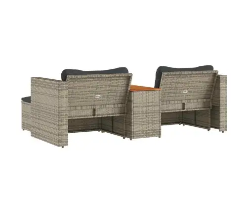 5-Osaline Aiadiivani Komplekt Patjadega, Hall , Polürotang