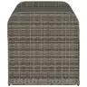 Sols/Mantu Kaste Ar Matraci, 115X51X52Cm, Pelēka Pe Rotangpalma Vidaxl