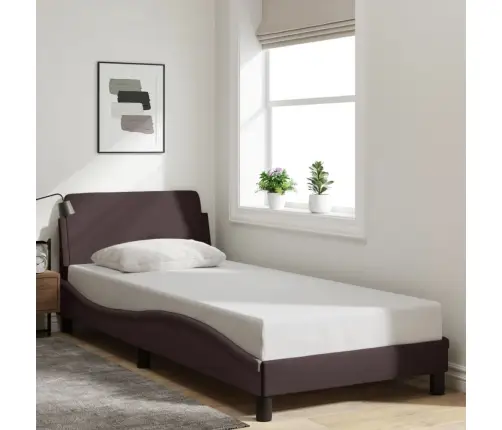 Voodiraam Dover Tumepruun 80X200 Cm Kangas