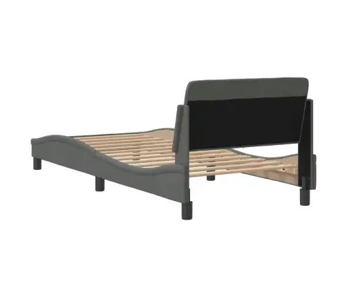 Lovos Rėmas, Dover, Tamsiai Pilkas, 90X190cm Audinys