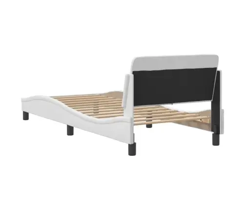 Lovos Rėmas, Dover, Baltos, 90X200 cm Dirbtinė Oda