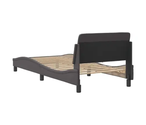 Lovos Rėmas, Dover, Pilkas, 90X200cm Dirbtinė Oda